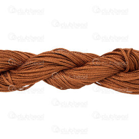 1610-2000-28 - Polyester Silk Imitaion Thread 1mm Bronze 28m 1610-2000-28,8",montreal, quebec, canada, beads, wholesale