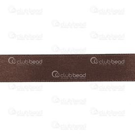 1610-4000-06 - Fabric Satin Ribbon 15mm Brown 22m Roll 1610-4000-06,montreal, quebec, canada, beads, wholesale
