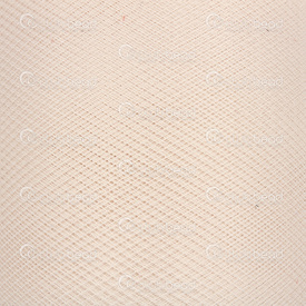 1610-4050-012 - Ruban de Tulle Polyester 2'' Beige Rouleau de 22m 1610-4050-012,161,Polyester,Tulle,Ruban,2'',Beige,22m Roll,Chine,montreal, quebec, canada, beads, wholesale