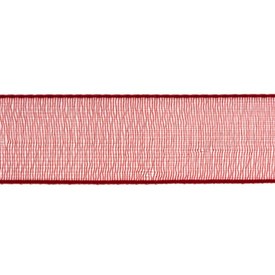 A-1610-5304 - Ruban Organza 1/8'' (0,32cm) Rouge A-1610-5304,montreal, quebec, canada, beads, wholesale