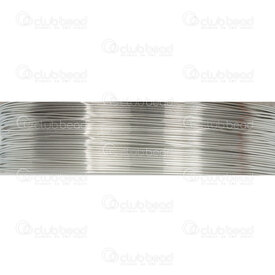 1616-0004 - Fils Cuivre Plaqué Argent 0.40mm 26 jauge Argent Rouleau de 14m 1616-0004,161,montreal, quebec, canada, beads, wholesale