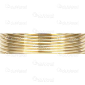 1616-0008-GL - Copper Wire Silver Plated 0.8mm Gold 3m Roll 1616-0008-GL,Cords-Threads-Wires,Ã,montreal, quebec, canada, beads, wholesale