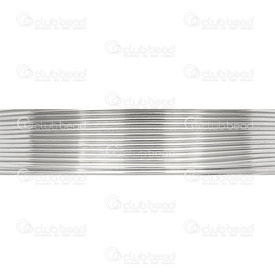 1616-0008 - Copper Wire Silver Plated 0.8mm Silver 3m Roll 1616-0008,Copper,Silver plated,Copper,Wire,Silver Plated,0.8mm,Silver,3m Roll,China,montreal, quebec, canada, beads, wholesale