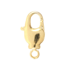 *1702-0240-GL - Brass Fish Clasp Fancy Swivel 14MM Gold Nickel Free 25pcs *1702-0240-GL,Findings,Brass,Brass,Fish Clasp,Fancy Swivel,14MM,Gold,Metal,Nickel Free,25pcs,China,montreal, quebec, canada, beads, wholesale