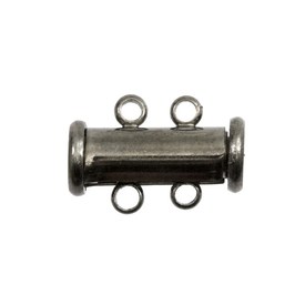 1702-0380-BN - Metal Magnetic Clasp 2 Rows 5X15MM Black Nickel Nickel Free 5pcs 1702-0380-BN,Findings,5pcs,5X15MM,Metal,Magnetic Clasp,2 Rows,5X15MM,Grey,Black Nickel,Metal,Nickel Free,5pcs,China,montreal, quebec, canada, beads, wholesale