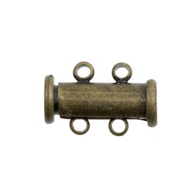 1702-0380-OXBR - Metal Magnetic Clasp 2 Rows 5X15MM Antique Brass Nickel Free 5pcs 1702-0380-OXBR,Findings,Clasps,Multi-rows,5X15MM,Metal,Magnetic Clasp,2 Rows,5X15MM,Antique Brass,Metal,Nickel Free,5pcs,China,montreal, quebec, canada, beads, wholesale