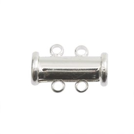 1702-0380-SL - Metal Magnetic Clasp 2 Rows 5X15MM Silver Nickel Free 5pcs 1702-0380-SL,Findings,Clasps,Multi-rows,Metal,Magnetic Clasp,2 Rows,5X15MM,Grey,Silver,Metal,Nickel Free,5pcs,China,montreal, quebec, canada, beads, wholesale