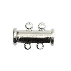1702-0380-WH - Metal Magnetic Clasp 2 Rows 5X15MM Nickel Nickel Free 5pcs 1702-0380-WH,Metal,Magnetic Clasp,2 Rows,5X15MM,Grey,Nickel,Metal,Nickel Free,5pcs,China,montreal, quebec, canada, beads, wholesale