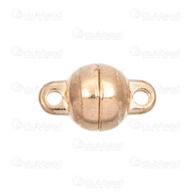 1702-0388-06GL - Metal Magnetic Clasp Round 6MM Light Gold 5pcs 1702-0388-06GL,FERMOIR MAGNETIQUE,montreal, quebec, canada, beads, wholesale