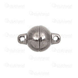 1702-0388-BN - Metal Magnetic Clasp Round 8MM Black Nickel 5pcs 1702-0388-BN,Findings,Metal,8MM,Black Nickel,Metal,Magnetic Clasp,Round,Round,8MM,Grey,Black Nickel,Metal,5pcs,China,montreal, quebec, canada, beads, wholesale