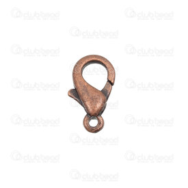 1702-0404-100 - Metal Fish Clasp 10MM Antique Copper 100pcs 1702-0404-100,Findings,Clasps,Springing,Fish clasps,montreal, quebec, canada, beads, wholesale