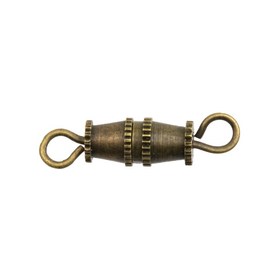 *1702-0700-OXBR - Metal Barrel Lock With Ring 17MM Antique Brass 100pcs *1702-0700-OXBR,Metal,Barrel Lock,With Ring,17MM,Antique Brass,Metal,100pcs,China,montreal, quebec, canada, beads, wholesale