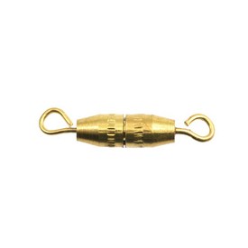*1702-0702-GL - Metal Barrel Lock With Ring 17MM Gold 100pcs *1702-0702-GL,Findings,Clasps,Screwable,Metal,Barrel Lock,With Ring,17MM,Gold,Metal,100pcs,China,montreal, quebec, canada, beads, wholesale
