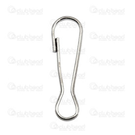 1702-0804-22WH - Métal Mousqueton pour Porte-Clé Nickel 22mm Sans Nickel 100pcs 1702-0804-22WH,sans nickel,Métal,Key Link Hook,22MM,Gris,Nickel,Métal,Sans Nickel,100pcs,Chine,montreal, quebec, canada, beads, wholesale