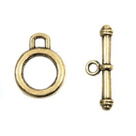 1702-0902-GL - Metal Toggle Clasp 15MM Gold 10 Set 1702-0902-GL,montreal, quebec, canada, beads, wholesale