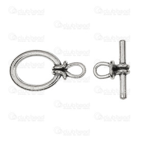 1702-0916-WH - Metal Toggle Clasp 10x8x15mm Antique Nickel With Designs 20 Set 1702-0916-WH,Findings,Clasps,Toggles,Metal,Toggle Clasp,10x8x15mm,Antique Nickel,Metal,With Designs,20pcs,China,montreal, quebec, canada, beads, wholesale