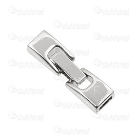 1702-1412-WH - Metal Clasp Zamak Style 10x35mm Nickel Rectangle Hole 2x6mm 2pcs 1702-1412-WH,Findings,Clasps,Clasp,Metal,Clasp,Zamak Style,10x35mm,Grey,Nickel,Metal,Rectangle Hole 2x6mm,2pcs,China,montreal, quebec, canada, beads, wholesale