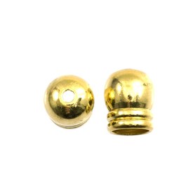 1703-0296-GL - Metal Cord End Connector 5X7MM Gold 50pcs 1703-0296-GL,Findings,Connectors,5X7MM,Metal,Cord End Connector,5X7MM,Gold,Metal,50pcs,China,montreal, quebec, canada, beads, wholesale