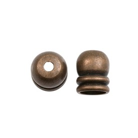 1703-0296-OXCO - Metal Cord End Connector 5X7MM Antique Copper 50pcs 1703-0296-OXCO,50pcs,Metal,Brown,Metal,Cord End Connector,5X7MM,Brown,Antique Copper,Metal,50pcs,China,montreal, quebec, canada, beads, wholesale
