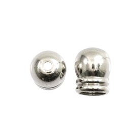 1703-0296-WH - Metal Cord End Connector 5X7MM Nickel 50pcs 1703-0296-WH,Metal,Cord End Connector,5X7MM,Grey,Nickel,Metal,50pcs,China,montreal, quebec, canada, beads, wholesale