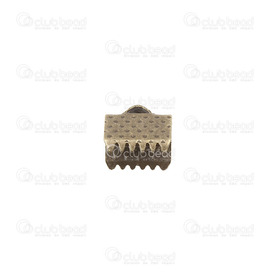 1703-0300-OXBR - Metal Ribbon Claw Connector 8MM Antique Brass Nickel Free 100pcs 1703-0300-OXBR,8MM,Metal,Metal,Ribbon Claw Connector,8MM,Antique Brass,Metal,Nickel Free,100pcs,China,montreal, quebec, canada, beads, wholesale