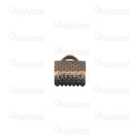 1703-0300-OXCO - Metal Ribbon Claw Connector 8mm Antique Copper 100pcs 1703-0300-OXCO,Findings,Connectors,Ribbons claws,8MM,Metal,Ribbon Claw Connector,8MM,Brown,Antique Copper,Metal,100pcs,China,montreal, quebec, canada, beads, wholesale