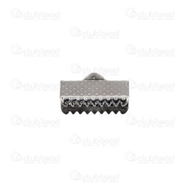 1703-0302-BN - Metal Ribbon Claw Connector 13MM Black Nickel Nickel Free 100pcs 1703-0302-BN,Findings,Connectors,Ribbons claws,13mm,Metal,Ribbon Claw Connector,13mm,Grey,Black Nickel,Metal,Nickel Free,100pcs,China,montreal, quebec, canada, beads, wholesale