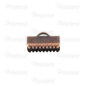 1703-0302-OXCO - Metal Ribbon Claw Connector 13MM Antique Copper Nickel Free 100pcs 1703-0302-OXCO,Findings,100pcs,Ribbon Claw Connector,Metal,Ribbon Claw Connector,13mm,Brown,Antique Copper,Metal,Nickel Free,100pcs,China,montreal, quebec, canada, beads, wholesale