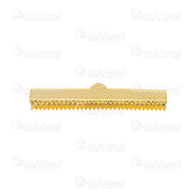 1703-0308-GL - Metal Ribbon Claw Connector 40mm Gold Nickel Free 50pcs 1703-0308-GL,Metal,50pcs,Gold,Metal,Ribbon Claw Connector,40MM,Gold,Nickel Free,50pcs,China,montreal, quebec, canada, beads, wholesale