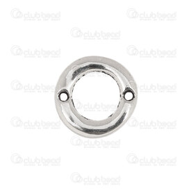 1703-0336-WH - Metal link round 14x1.5mm 1mm hole nickel 30 pcs 1703-0336-WH,1703-0,montreal, quebec, canada, beads, wholesale