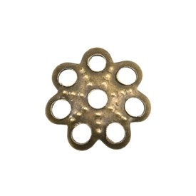 1704-0254-OXBR - Metal Bead Cap Flower 8MM Antique Brass 500pcs 1704-0254-OXBR,500pcs,8MM,Metal,Bead Cap,Flower,Flower,8MM,Antique Brass,Metal,500pcs,China,montreal, quebec, canada, beads, wholesale