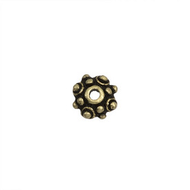 1704-0300-OXBR - Metal Bead Cap Fancy 8MM Antique Brass 50pcs 1704-0300-OXBR,Bead Cap,Metal,Metal,8MM,0,Fancy,Brass,Antique,China,50pcs,montreal, quebec, canada, beads, wholesale