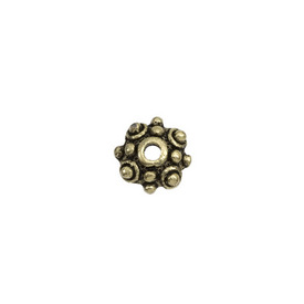 1704-0300-OXGL - Metal Bead Cap Fancy 8MM Antique Gold 50pcs 1704-0300-OXGL,montreal, quebec, canada, beads, wholesale