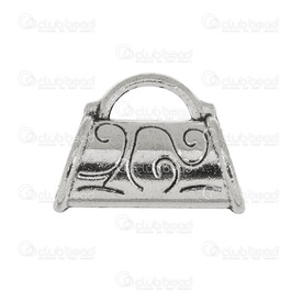 1704-0550-02-OXWH - metal bead bail fancy 14*21, 6mm hole, oxwh 1704-0550-02-OXWH,montreal, quebec, canada, beads, wholesale