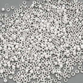 1705-0236-SL - Metal Crimp Bead Round 1.5MM Silver 1000pcs 1705-0236-SL,Findings,Crimps,Round,montreal, quebec, canada, beads, wholesale