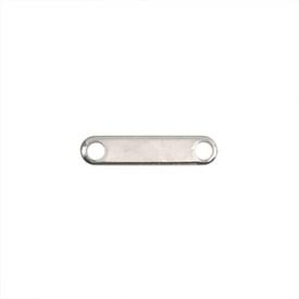 1705-0300-WH - Metal Spacer Bar 2 Holes 11MM Nickel 100pcs 1705-0300-WH,Findings,Spacers,11MM,Metal,Spacer Bar,2 Holes,11MM,Grey,Nickel,Metal,100pcs,China,montreal, quebec, canada, beads, wholesale