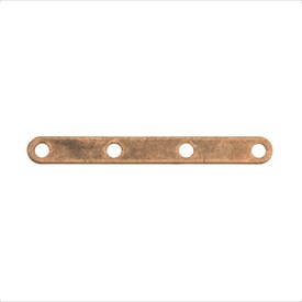 1705-0302-OXCO - Metal Spacer Bar 4 Holes 27MM Antique Copper 100pcs 1705-0302-OXCO,27MM,Metal,Spacer Bar,4 Holes,27MM,Brown,Antique Copper,Metal,100pcs,China,montreal, quebec, canada, beads, wholesale