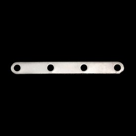 1705-0302-SL - Metal Spacer Bar 4 Holes 27MM Silver 100pcs 1705-0302-SL,Findings,Spacers,Silver,Metal,Spacer Bar,4 Holes,27MM,Grey,Silver,Metal,100pcs,China,montreal, quebec, canada, beads, wholesale