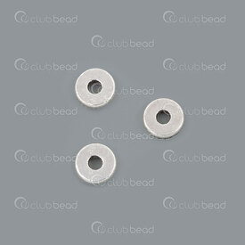 1705-0328-WH - Metal Bead Spacer Washer 6x1.5mm Silver 1.5mm Hole 100pcs 1705-0328-WH,Findings,Spacers,Beads,100pcs,Bead,Spacer,Metal,Metal,6x1.5mm,Round,Washer,Grey,Silver,1.5mm hole,montreal, quebec, canada, beads, wholesale