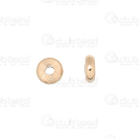 1705-0328 - Solid Brass Bead Spacer Washer 6x2mm Natural 2mm Hole 100pcs 1705-0328,Findings,Spacers,Beads,6X2MM,Bead,Spacer,Metal,Solid Brass,6X2MM,Round,Washer,Yellow,Natural,2mm Hole,montreal, quebec, canada, beads, wholesale