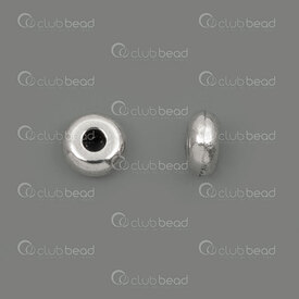 1705-0339-04WH - Metal Bead Spacer Washer 2x4.5mm 1.2mm Hole Natural 100pcs 1705-0339-04WH,Rondell,montreal, quebec, canada, beads, wholesale