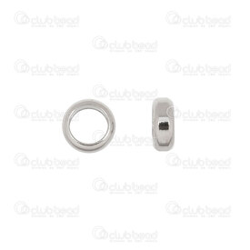 1705-0342-WH - Metal Bead Spacer Ring 5x2mm Nickel 3.5mm Hole 100pcs 1705-0342-WH,Findings,Spacers,Beads,100pcs,Bead,Spacer,Metal,Metal,5X2MM,Round,Ring,Grey,Nickel,3.5mm Hole,montreal, quebec, canada, beads, wholesale