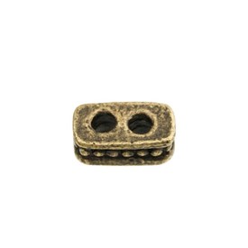*1705-0500-OXBR - Metal Spacer 2 Holes 4X9MM Antique Brass 50pcs *1705-0500-OXBR,Metal,Spacer,2 Holes,4X9MM,Antique Brass,Metal,50pcs,China,montreal, quebec, canada, beads, wholesale