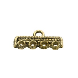 *1705-0512-GL - Metal Connector 4 Holes 9X20MM Gold 50pcs *1705-0512-GL,Clearance by Category,Metal,Gold,Metal,Connector,4 Holes,9X20MM,Gold,Metal,50pcs,China,montreal, quebec, canada, beads, wholesale