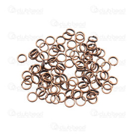 1706-0200-OXCO - Metal Split Ring 5x0.7MM-22GA Antique Copper Nickel Free 500pcs 1706-0200-OXCO,500pcs,Brown,Metal,Split Ring,5mm,Brown,Antique Copper,Metal,Nickel Free,500pcs,China,montreal, quebec, canada, beads, wholesale