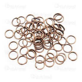 1706-0202-OXCO - Metal Split Ring 7mm Antique Copper Wire Size 0.7mm-22GA 500pcs 1706-0202-OXCO,Findings,500pcs,Metal,Split Ring,7mm,Brown,Antique Copper,Metal,Wire Size 0.7mm,500pcs,China,montreal, quebec, canada, beads, wholesale