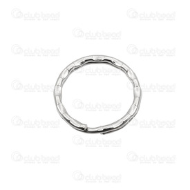 1706-0210-02-WH - Metal Split Ring 25MM Nickel with wavy edge 100pcs 1706-0210-02-WH,montreal, quebec, canada, beads, wholesale