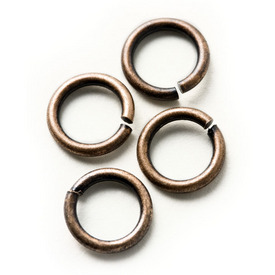 1707-0306-OXCO - Metal Jump Ring 10x1MM-19ga Antique Copper Nickel Free 100pcs 1707-0306-OXCO,Findings,100pcs,10mm,Metal,Jump Ring,10mm,Brown,Antique Copper,Metal,Nickel Free,100pcs,China,montreal, quebec, canada, beads, wholesale