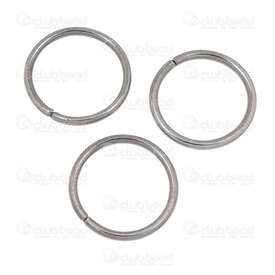 1707-0310-BN - Metal Anneau Simple 16x1.5mm (14ga) Nickel Noir 100pcs 1707-0310-BN,2,montreal, quebec, canada, beads, wholesale