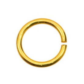 *1707-0403-10 - Aluminium Jump Ring 1.8X15MM Gold 100pcs *1707-0403-10,Aluminium,Jump Ring,1.8X15MM,Yellow,Gold,Metal,100pcs,China,Dollar Bead,montreal, quebec, canada, beads, wholesale